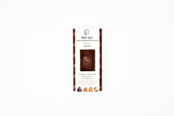 Tablette de chocolat Noir 75% Zorzal