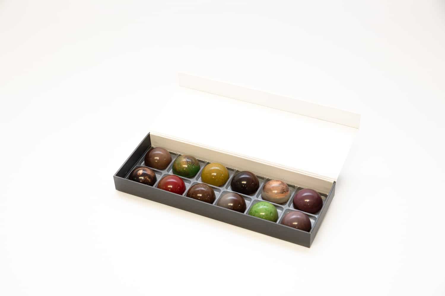 Coffret 12 bonbons de chocolats - Bouvard chocolatier