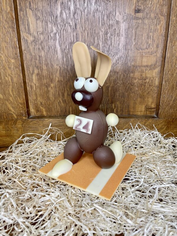 Le lapin en pleine course