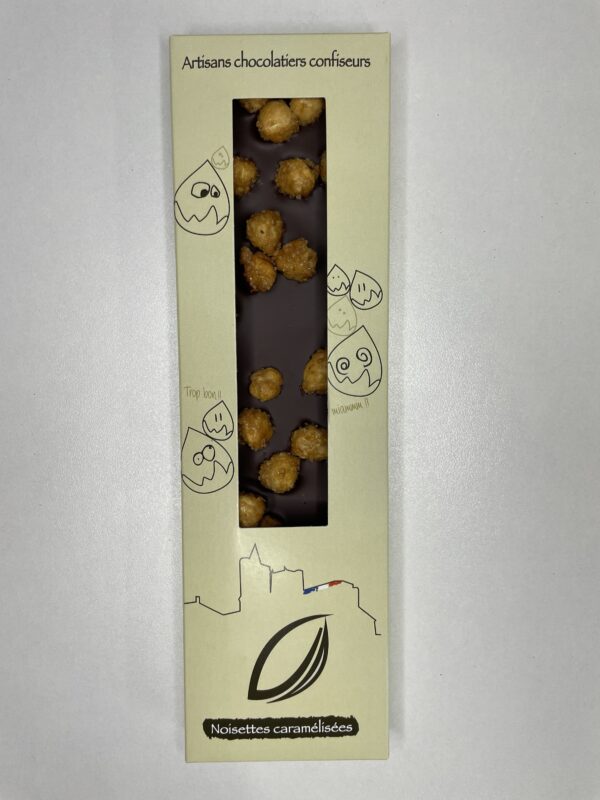 Tablette aux noisettes caramélisées